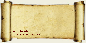 Una Roglić vizit kartica